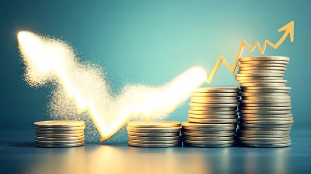 Economic Downturn Warning Signs: Analyzing Falling Consumer Demand, Declining Industrial Output, and Rising Unemployment - Proactive Intervention Concept