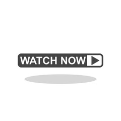 Obraz premium Watch now icon sign with shadow