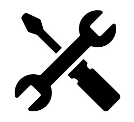 Spanner transparent icon. Spanner symbol design from Construction collection.