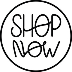 shop now button icon