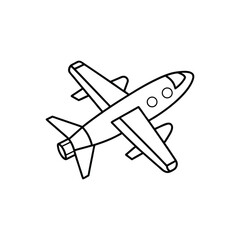 Airplane line art design, airplane line art drawing, jet line art