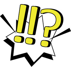 Comic Question Mark