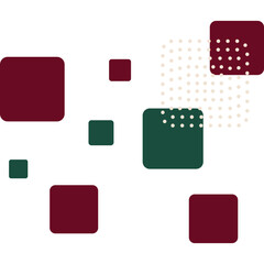 Abstract Square Decoration