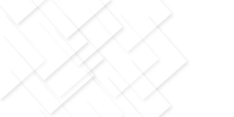 Abstract white background with texture pattern, layered geometric triangle shapes, white and grey glossy squares with faint geometric lines featuring intersecting patterns. background and design.