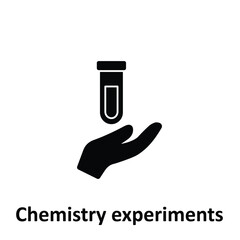 Chemistry experiments Vector Icon which can easily modify or edit