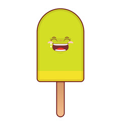 ice cream bar laughing face cartoon cute