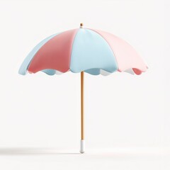 Obraz premium 3D 해변 파라솔 아이콘 