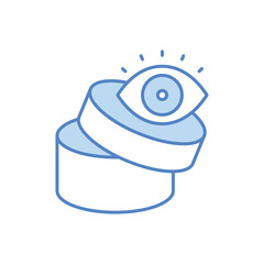Eye Cream Icon vector stock illustration
