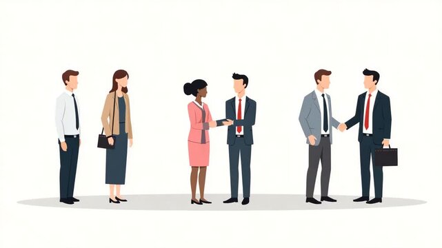 Flat America Centric Diplomacy: Leveraging Bilateral Engagements and Alliances for Strategic National Interests in Global Governance - A Cute Vector Illustration