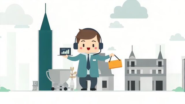 Ethical Commodity Trading: Transparent Market Practices & Responsible Investment in Global Commerce - Cute Vector Illustration of Integrity-Driven Transactions
