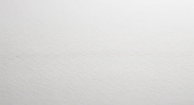 White paper texture with selective focus, clean macro background of high quality cardboard, empty sheet with fine grain for minimalist design or business presentation and mockup