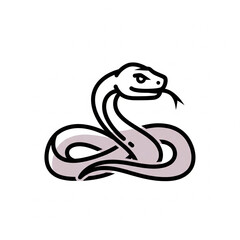 Fototapeta premium snake in the shape of a snake