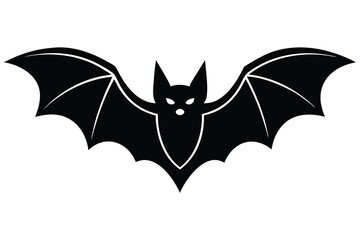 dead bat vector icon