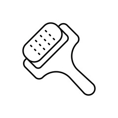 Facial Roller Icon vector stock illustration