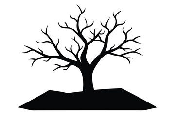 dead bush vector icon