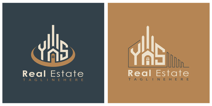 Real Estate Monogram Logo Design &ndash; Modern 2-Letter Vector Branding Series (YA to YZ)