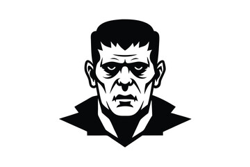 frankenstein face vector icon