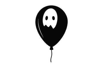 ghost balloon vector icon
