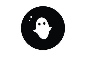 ghost bubble vector icon