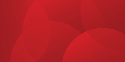 Abstract background of dynamic overlapping red circles