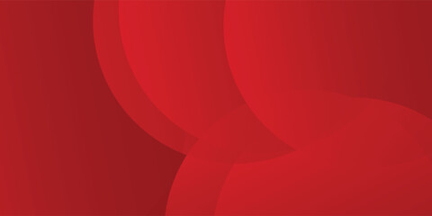 Abstract background of dynamic overlapping red circles