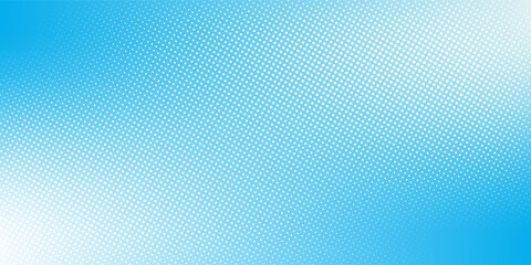 Fototapeta premium Colorful abstract background with white and blue color, halftone effect, dot pattern. Vector illustration.