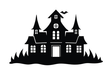 horror house vector icon