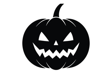 scary pumpkin vector icon