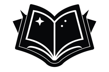 spell book vector icon