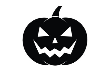 spooky pumpkin vector icon