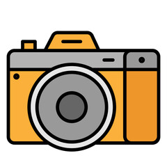 Camera Icon with Modern Design