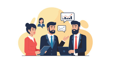 Business team collaboration, brainstorming, and data analysis. Perfect for presentations, reports, and websites.