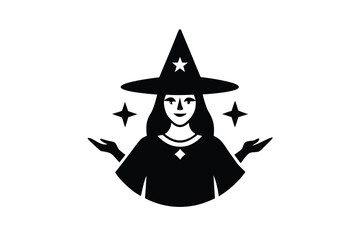 witch magic vector icon