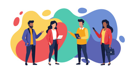 Diverse business team collaborating, ideal for websites, presentations, and marketing materials.