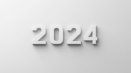 Simple "2024" text in bold, clean typography on a white background.