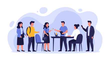 Diverse group of people in a business meeting, ideal for website banners or presentations.