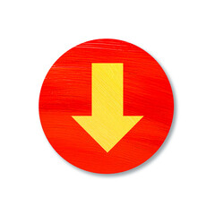 Graphic material for round stickers. Stickers. Street. Arrows. Direction.