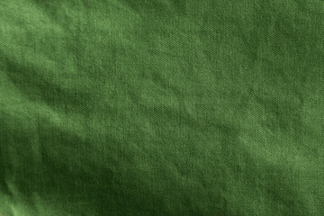 Colourful Green cloth texture blank background with space eco environmental friendly concept 