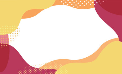 秋のサツマイモイメージ背景フレーム