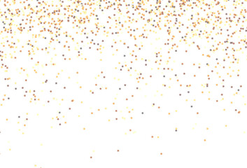 Luxury star shapes seamless overlay background cutout on transparent background, glowing multicolored star shapes glittering sparkling dust effect, png image