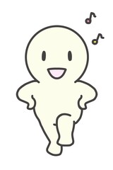 People dancing happily