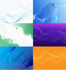 Vibrant abstract geometric background with colorful shapes and lines