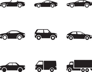 Car icon set
