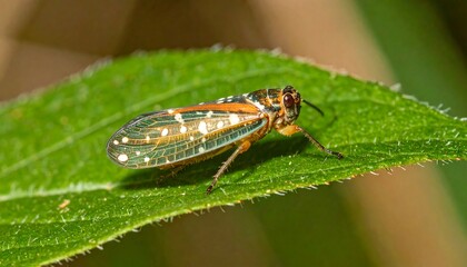 Colorful insect on a leaf (1)
