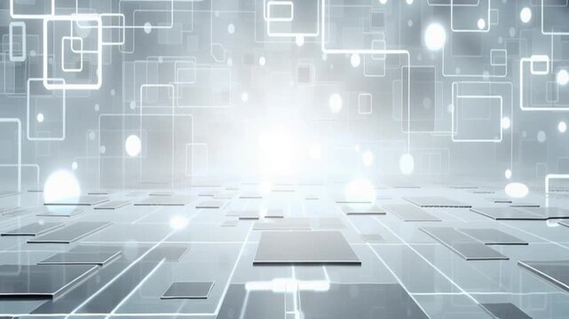 a white and gray technological background, double lines, cypherpunk, light-filled, minimalist backgrounds, human connections, bokeh, computer-aided manufacturing 31_12 --motion low 1