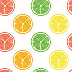 citrus seamless background