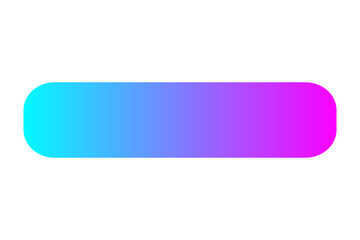 Rounded rectangular gradient bar from cyan to pink, modern UI element for buttons, banners, or progress indicators