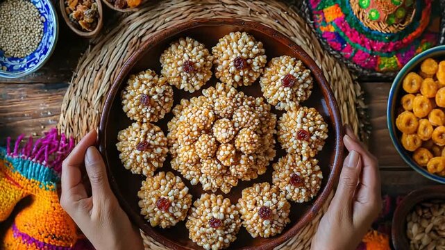 alegr&iacute;as de amaranto, amaranth treats mexican food