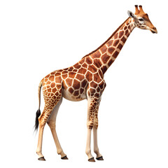 Majestic Giraffe Standing Tall in its Natural Habitat