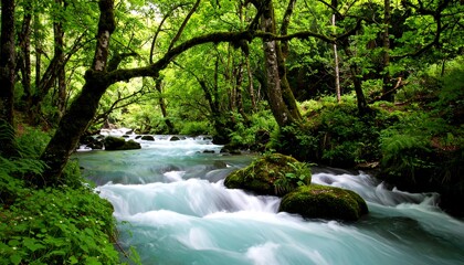 Lush forest stream (2)